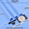 PASHA Men's Premium Pima Cotton Summer Collection 2026 – Soft Airjet Cotton Unstitched Suit 4.5 Meter