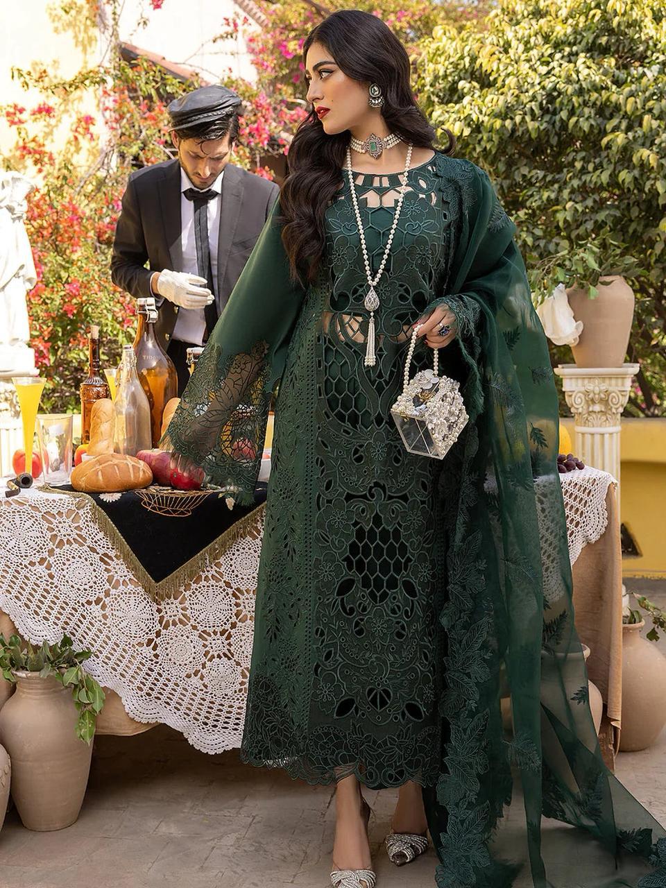 Bin Ilyas Luxury Lawn Collection – Premium Unstitched 3 Piece Suit
