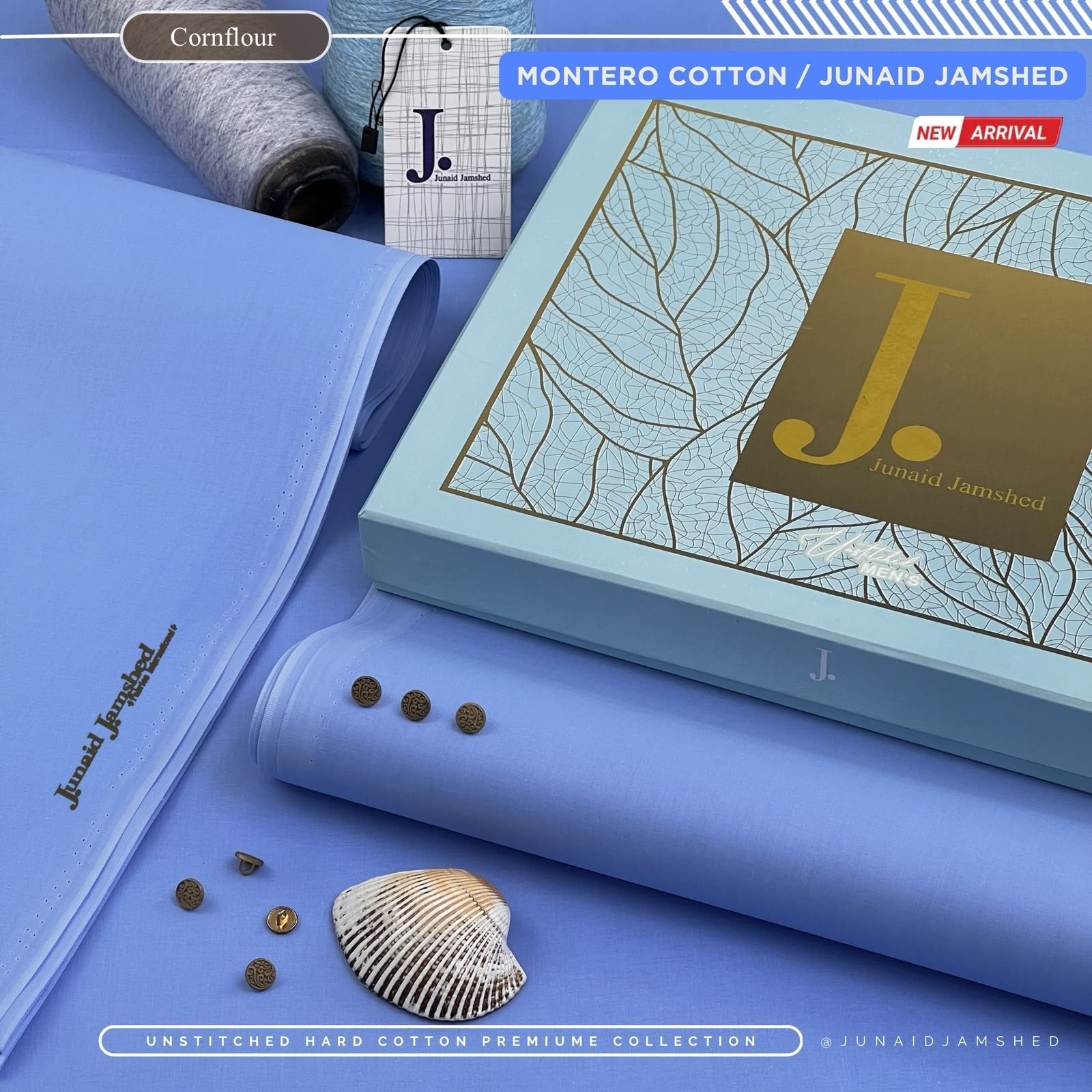 Junaid Jamshed Montero Hard Cotton Collection for Men