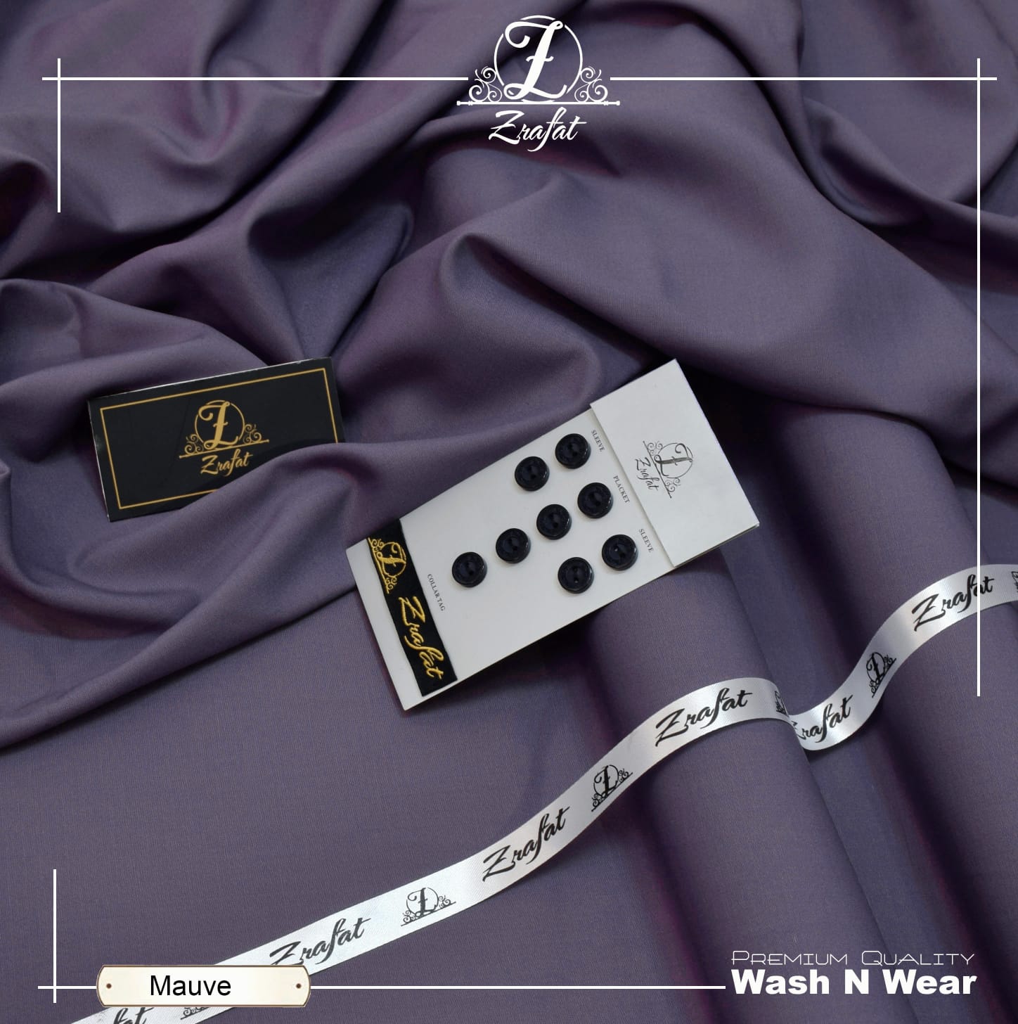 Zrafat Original Premium Wash & Wear Fabric – Four Season Men's Unstitched Suit (4 Meter)