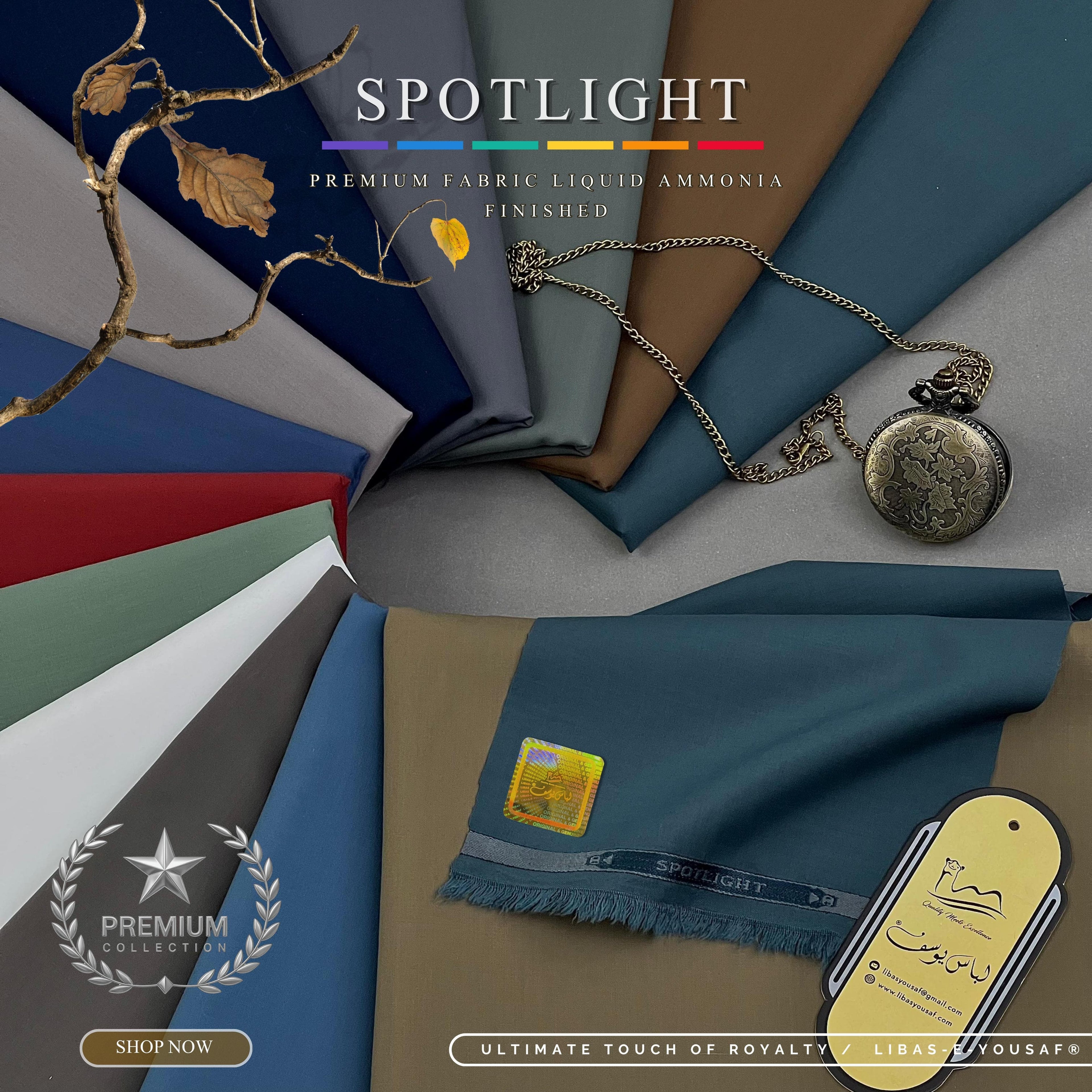 𝐋𝐢𝐛𝐚𝐬-𝐄-𝐘𝐨𝐮𝐬𝐚𝐟® – SPOTLIGHT (Vol-01)Premium Unstitched Summer Wash'n Wear