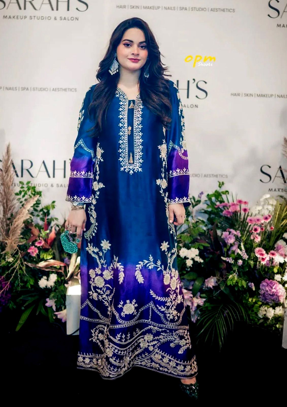 ETHNIC Minal Khan Tie & Dye Luxury Lawn 3 Piece Unstitched Suit with Silk Dupatta