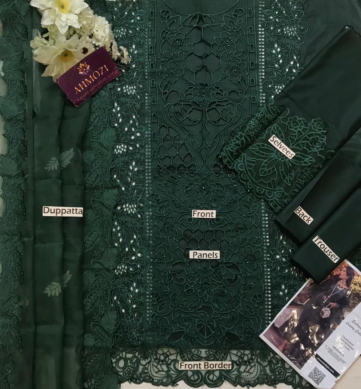 Bin Ilyas Luxury Lawn Collection – Premium Unstitched 3 Piece Suit